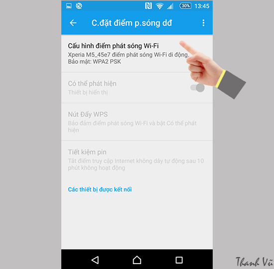 Bat chia se ket noi mang tren Sony Xperia M5 Single Sim 5